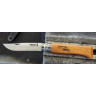 Нож Opinel №8 Carbon, рукоять из бука, чехол, деревянная коробка 000815